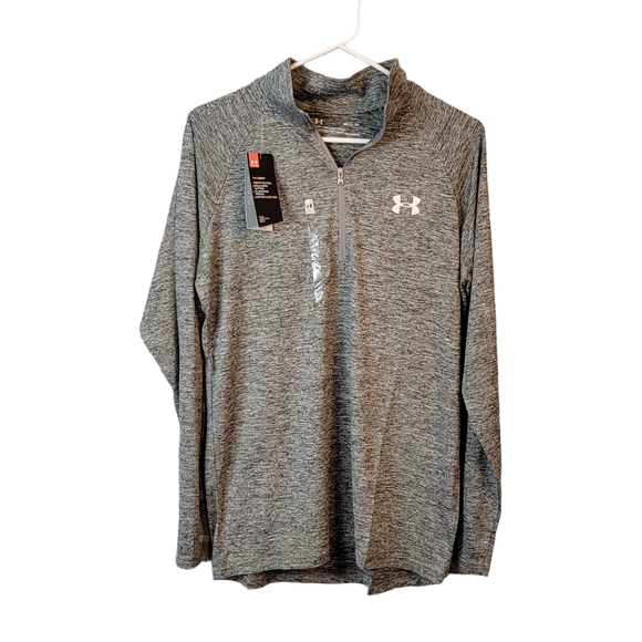 Under Armour Heatgear Gray Long Sleeve Light Weight Activewear Men's Size Small - Picture 6 of 12